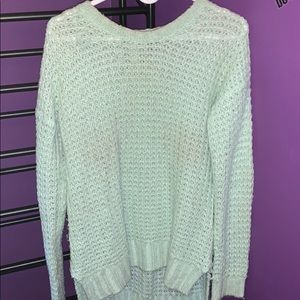 Mint Rue 21 Long Sweater